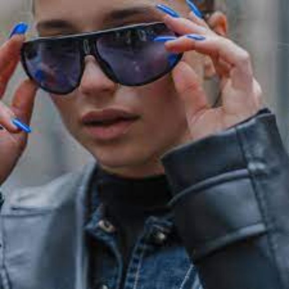 CARRERA 1029/S WRAP MATTE BLK GRADIENT GREY SUNGLASSES-UNISEX-EUC - Picture 2 of 12